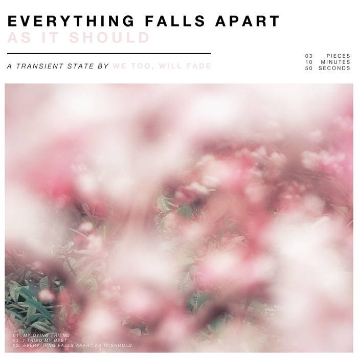 We Too, Will Fade - Everything Falls Apart As It Should